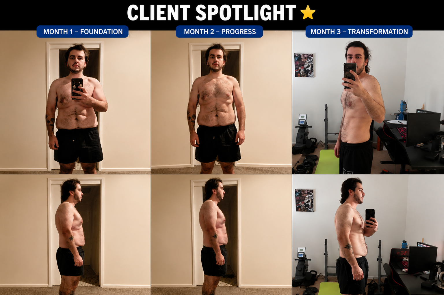 David — 3 Month Transformation